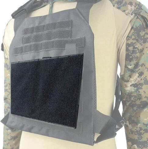 ROCOTACTICAL MOLLE Hook and Loop Mounting Placard Platform, Tactical Style Flex Loop Panel to Convert Any MOLLE Platform to a Hook/Loop Attachment for Hook/Loop Pouches or Morale Patches (Black) in Saudi Arabia