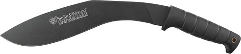 Smith & Wesson Outback SWBH 17in Full Tang Kukri with an 11.9in Stainless Steel Blade and Rubber Handle for Outdoor, Tactical, Survival and EDC,Black in Saudi Arabia