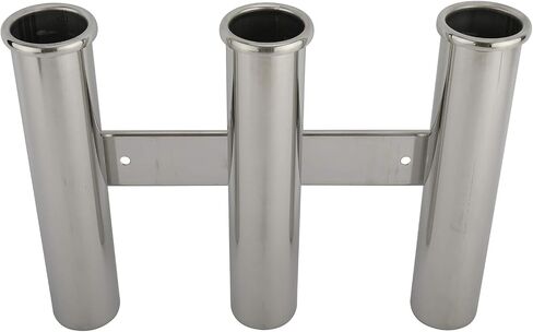 YaeMarine Fishing Rod Holder 316 Stainless Steel Fishing Rod Rack 3Tube/4Tube/5Tube/6Tube Mirror Finish for Marine Boat Yacht Camper in Kuwait