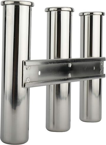 YaeMarine Fishing Rod Holder 316 Stainless Steel Fishing Rod Rack 3Tube/4Tube/5Tube/6Tube Mirror Finish for Marine Boat Yacht Camper in Kuwait