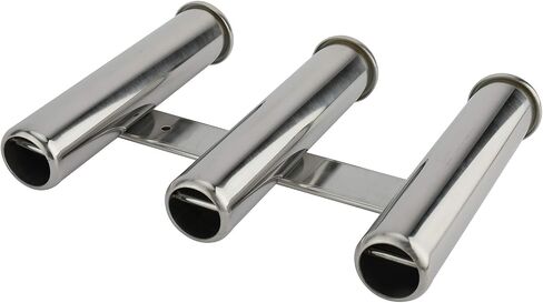 YaeMarine Fishing Rod Holder 316 Stainless Steel Fishing Rod Rack 3Tube/4Tube/5Tube/6Tube Mirror Finish for Marine Boat Yacht Camper in Kuwait