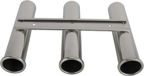 YaeMarine Fishing Rod Holder 316 Stainless Steel Fishing Rod Rack 3Tube/4Tube/5Tube/6Tube Mirror Finish for Marine Boat Yacht Camper in Kuwait