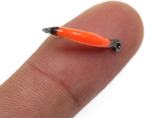 الويفر جاردن دودة فلاي حزمة من 20 قطعة، حجم 8 نيمف إيرث دودة واقعية تطير لسمك السلمون المرقط الطارد للصيد بلون أزرق مائل للصيد in Kuwait