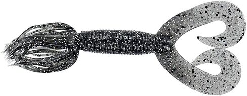Yamamoto 5" Double Tail Hula Grub - Realistic Easy-to-Use Soft Plastic Fishing Lure Bait with Free-Flowing Skirt - 10 Pack in Kuwait