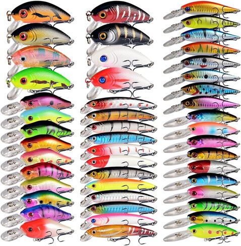 LINGYUE باس الصيد السحر عدة مجموعة Topwater الطعوم الصلبة البلمة Crankbait قلم رصاص VIB سويمبيت لباس بايك صالح المياه المالحة والمياه العذبة in Kuwait