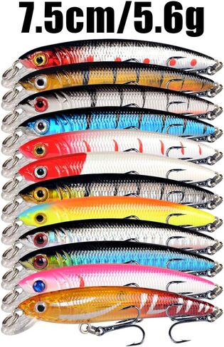 LINGYUE باس الصيد السحر عدة مجموعة Topwater الطعوم الصلبة البلمة Crankbait قلم رصاص VIB سويمبيت لباس بايك صالح المياه المالحة والمياه العذبة in Kuwait