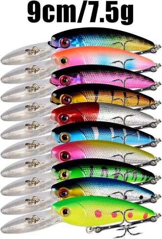 LINGYUE باس الصيد السحر عدة مجموعة Topwater الطعوم الصلبة البلمة Crankbait قلم رصاص VIB سويمبيت لباس بايك صالح المياه المالحة والمياه العذبة in Kuwait