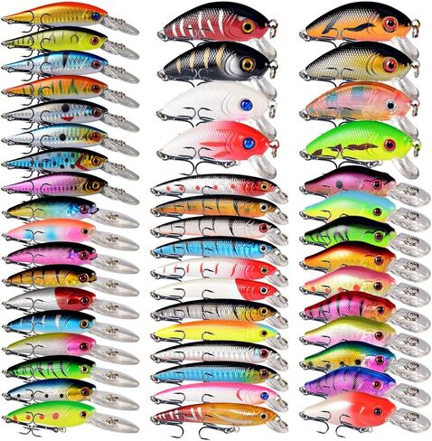 LINGYUE باس الصيد السحر عدة مجموعة Topwater الطعوم الصلبة البلمة Crankbait قلم رصاص VIB سويمبيت لباس بايك صالح المياه المالحة والمياه العذبة in Kuwait