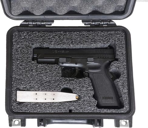 Case Club Case fits Springfield XD & 3 Magazines in Pre-Cut Heavy Duty Waterproof Case (Accommodates Optics & Under Barrel attachments) in Saudi Arabia