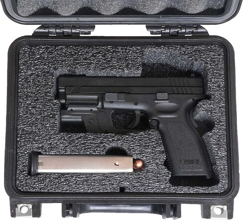Case Club Case fits Springfield XD & 3 Magazines in Pre-Cut Heavy Duty Waterproof Case (Accommodates Optics & Under Barrel attachments) in Saudi Arabia