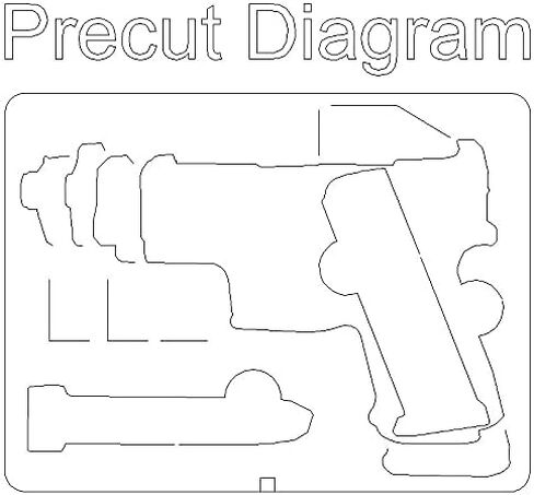 Case Club Case fits Springfield XD & 3 Magazines in Pre-Cut Heavy Duty Waterproof Case (Accommodates Optics & Under Barrel attachments) in Saudi Arabia
