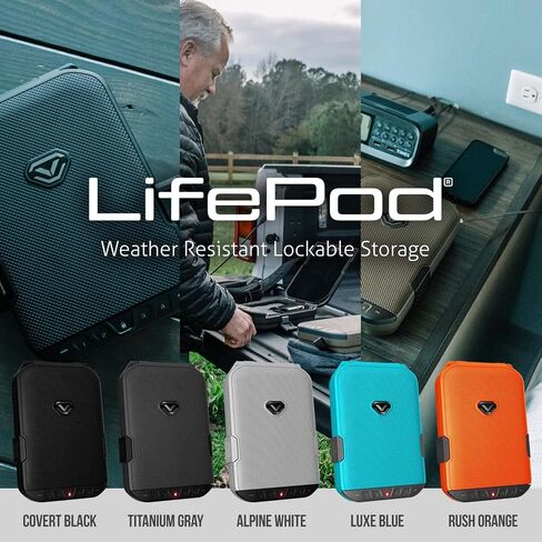 VAULTEK LifePod 10 Secure Weatherproof Lockable Travel Case (2-Piece Pluck Foam) in Kuwait
