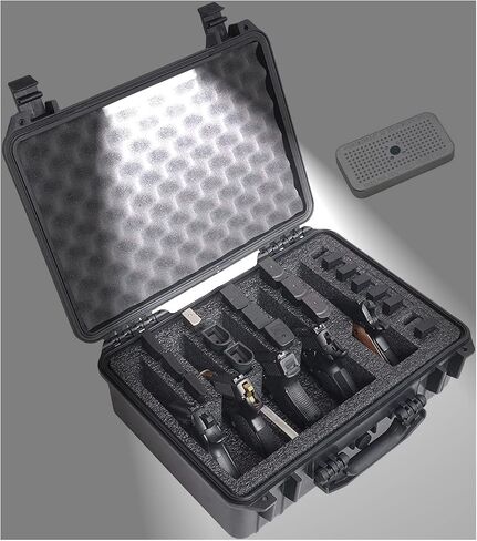 Case Club 5-Pistol/20-Mag Pre-Cut Waterproof Case, Silica Gel, Gen 3 in Kuwait