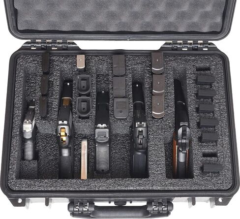 Case Club 5-Pistol/20-Mag Pre-Cut Waterproof Case, Silica Gel, Gen 3 in Kuwait