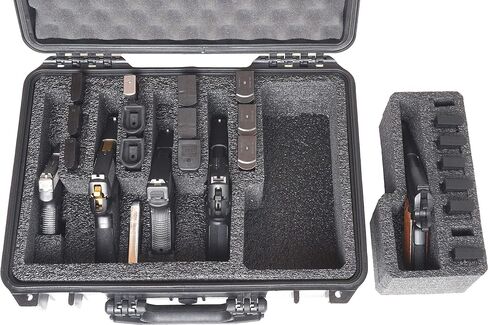 Case Club 5-Pistol/20-Mag Pre-Cut Waterproof Case, Silica Gel, Gen 3 in Kuwait