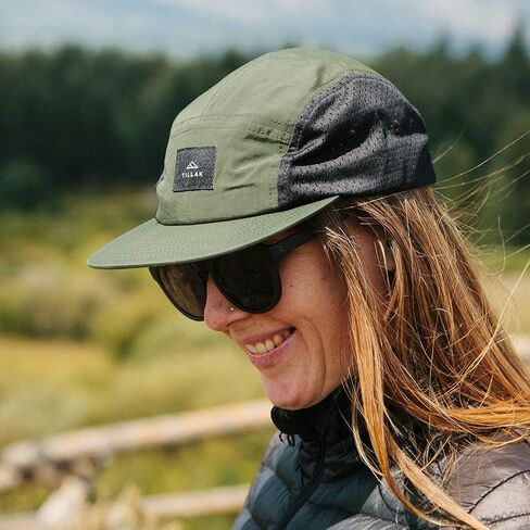 Wallowa Trail Hat, a Lightweight Nylon and Stretch Mesh 5 Panel Cap in Saudi Arabia