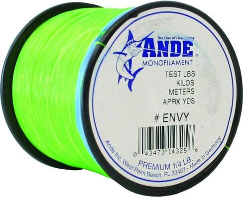 Ande Monofilament Line (Envy Green, 20 -Pounds Test, 1/4# Spool) in Kuwait