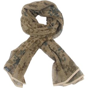 WarmHeartting Tactical Scarf Mesh Net Sniper Veil for Hunting Wild Photography 180x80cm Camouflage Color
