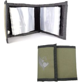 High Grade10 Clear Pocket Leader Wallet Size 4X4 inch Fly Fishing Tippet Case Tippet Storage Fly Fishing Great for Pre-Tied Carp and Catfish Rigs(Blue) in Kuwait