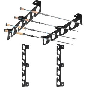 صنارة صيد السمك حامل سقف لصيد السمك، حامل سناد صيد السمك للخدمة الشاقة رف تخزين للحائط، حامل لقصبة الصيد، حامل جداري للجراج، كابينة وقبو، يحمل 8 صنارة صيد in Kuwait