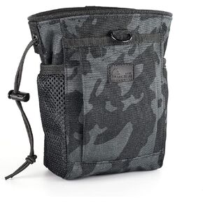 WOLF TACTICAL Drawstring MOLLE Dump Pouch - EDC Drop Bag for Ammo, Magazines, Range Shooting, Hunting, Outdoor Sports