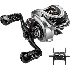 DOVIELLO HICC50 136g Ultralight Baitcaster Reels BFS Reel Baitcasting Fishing 7.1/8.1 Gear Ratio 10+1BB 4KG Power Baitcaster Full Carbon High Compact