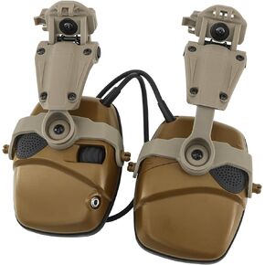 Hearing Protection Noise Cancelling Sound Amplification with Gel Ear Pad/ARC Rail Adapter Ideal for Shooting Sport in Kuwait