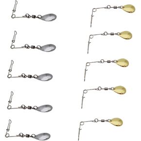 Fishing Spinner Blades Spinnerbait Smooth Nickel Spoons Rigs Fishing Spoons Lures Beetle Spins Pan Fish Bass Fishing Lures Accessories in Saudi Arabia