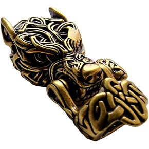 فالهالا النحاس سوار بمشبك باراكورد مشبك العتيقة برونزية الأسطورية سوار باراكورد مشبك الذئب in Kuwait