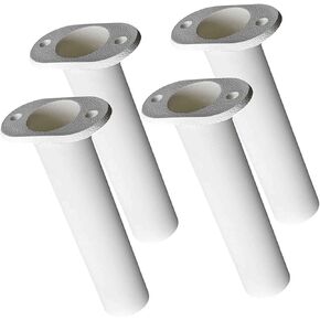 Norsea Fishing Rod Holder White Plastic with UV Resistant 90 Degree Flush Mount 4PCS for Yacht and Boats in Kuwait
