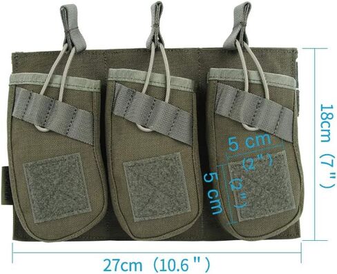 EXCELLENT ELITE SPANKER Single/Double/Triple Open Top Molle Mag Pouch AK Magazine Pouch for AK47 AK74 AR-15 Pmags Magazine in Saudi Arabia
