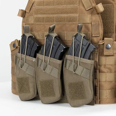 EXCELLENT ELITE SPANKER Single/Double/Triple Open Top Molle Mag Pouch AK Magazine Pouch for AK47 AK74 AR-15 Pmags Magazine in Saudi Arabia