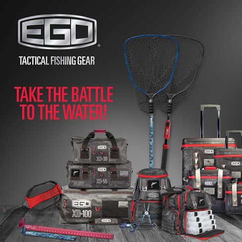 Ego S2 Slider Fishing Net, Ultimate Fishermen’s Tool Telescoping Handle, Replaceable Head, Salt & Freshwater, 29-60" Handle, 19x21 Inch Hoop in Saudi Arabia