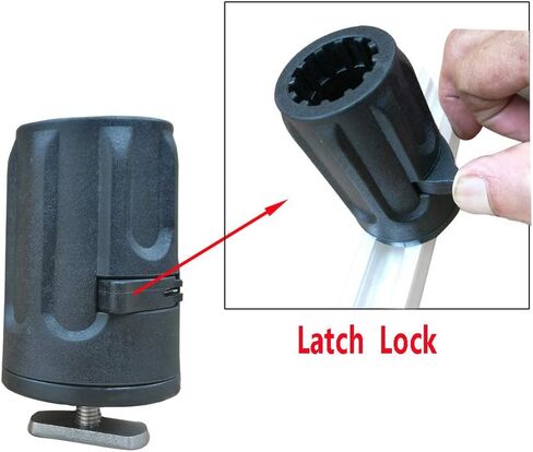Brocraft Power Lock Rod Holder with Fishing Kayak Track Adaptor/Kayak Track Rod Holder in Kuwait