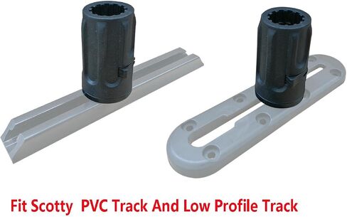 Brocraft Power Lock Rod Holder with Fishing Kayak Track Adaptor/Kayak Track Rod Holder in Kuwait
