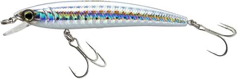 Yo-Zuri F1162-HSR Pins Minnow Floating Diver Lure, Holographic Silver Minnow in Saudi Arabia