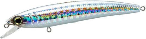 Yo-Zuri F1162-HSR Pins Minnow Floating Diver Lure, Holographic Silver Minnow in Saudi Arabia
