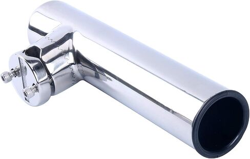 Amarine-made 4Pcs Stainless Clamp on Fishing Rod Holder for Rails 7/8" to 1" - Lower Clamp - 7744sn-1 in Saudi Arabia