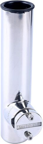 Amarine-made 4Pcs Stainless Clamp on Fishing Rod Holder for Rails 7/8" to 1" - Lower Clamp - 7744sn-1 in Saudi Arabia