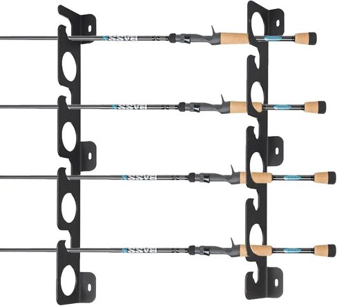 صنارة صيد السمك حامل سقف لصيد السمك، حامل سناد صيد السمك للخدمة الشاقة رف تخزين للحائط، حامل لقصبة الصيد، حامل جداري للجراج، كابينة وقبو، يحمل 8 صنارة صيد in Kuwait