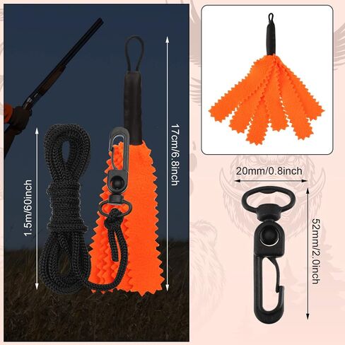 Kathfly 8 Pack Deer Scent Drag Dispensing Lures Cover Scent Draggers Attractant Scent Applicators Hunting Accessories for Outdoor Hunting Supplies in Saudi Arabia