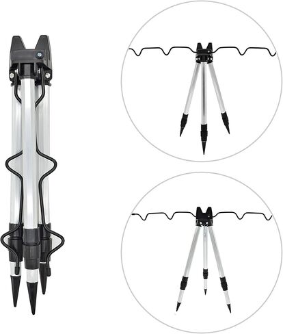 حامل صنارة صيد ثلاثي القوائم لحمل صنارة الصيد في المراب وصنارة صيد الاسماك في البنوك واعمدة الصيد in Kuwait