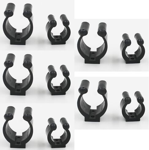 5 Sets Fishing Rod Storage Clip Storage Holders Fishing Rod Storage Rack W Screw (Big -Hold handle, Small - Hold your pole) in Saudi Arabia