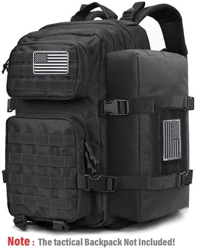 WYNEX Tactical Increment Molle Pouch, Vertical EDC Utility Pouches Sling Bag Military Multi-Purpose Large Capacity with Shoulder Strap Modular Design in Kuwait