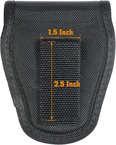Molded Handcuff Pouch - Hidden Snap Handcuff Case for Duty Belt in Kuwait