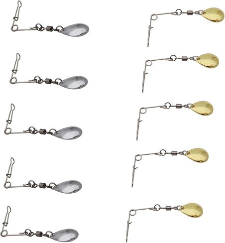 Fishing Spinner Blades Spinnerbait Smooth Nickel Spoons Rigs Fishing Spoons Lures Beetle Spins Pan Fish Bass Fishing Lures Accessories in Saudi Arabia