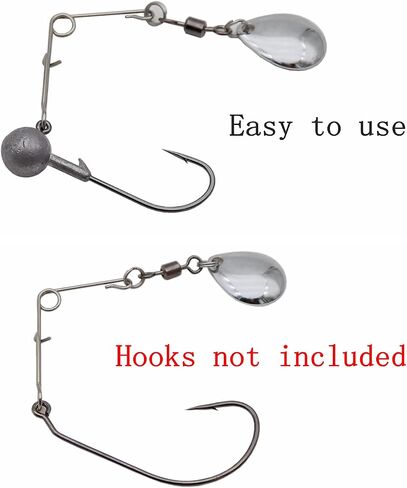 Fishing Spinner Blades Spinnerbait Smooth Nickel Spoons Rigs Fishing Spoons Lures Beetle Spins Pan Fish Bass Fishing Lures Accessories in Saudi Arabia