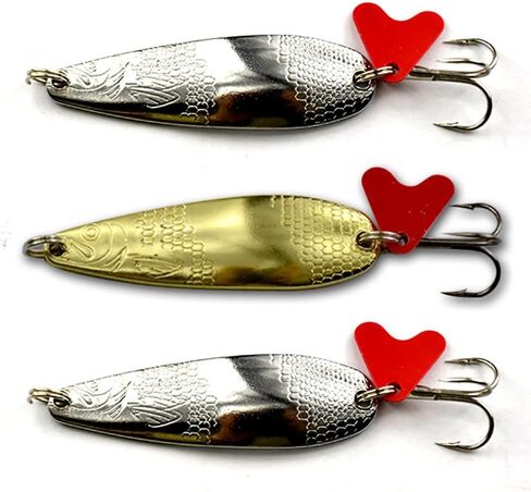 31 قطعة من طُعم الصيد من ليو بوو، طُعم معدني صلب من الماء المالح، كماشة صيد سمك طُعم معدني طُعم صيد السمك وخطاطيف ثلاثي معدنية يعالج صوت السلمون المقص واللحم السلمون المرقط المسكي والمتعرية in Kuwait