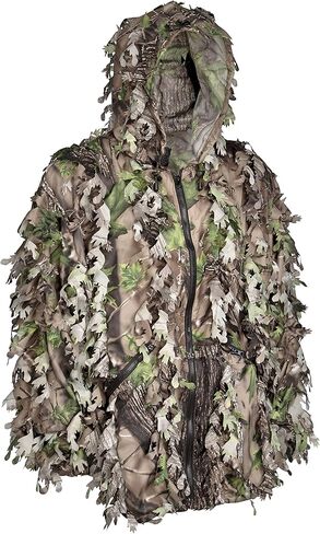 North Mountain Gear Woodland Camo Ghillie Suit 3D Leaf with Zippers and Pockets in Kuwait