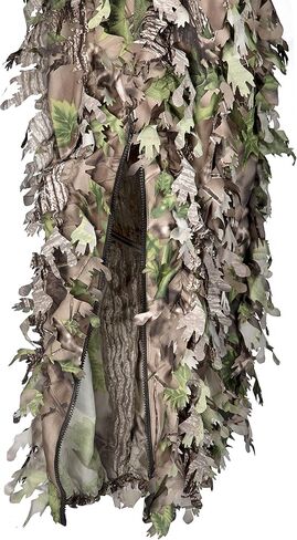 North Mountain Gear Woodland Camo Ghillie Suit 3D Leaf with Zippers and Pockets in Kuwait
